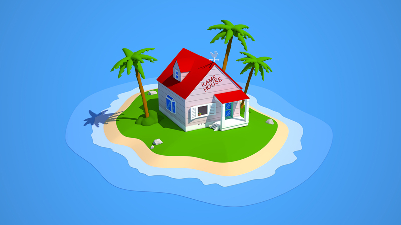 Illustration for article titled Famous Dragon Ball LocationsĀ In 3D